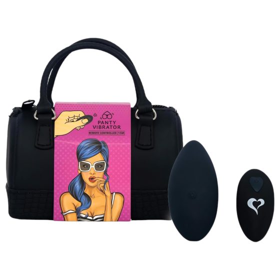 FEELZTOYS Black Rechargeable Wireless Panty Vibrator