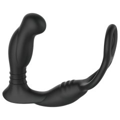 Nexus Simul8 - Vibrating Penis Ring with Anal Dildo (Black)