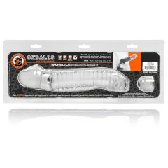 OXBALLS Muscle - Ribbed Penis Sleeve (Clear)