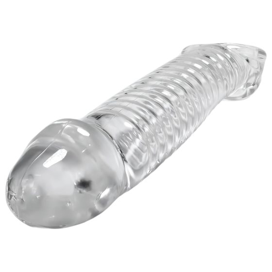 OXBALLS Muscle - Ribbed Penis Sleeve (Clear)