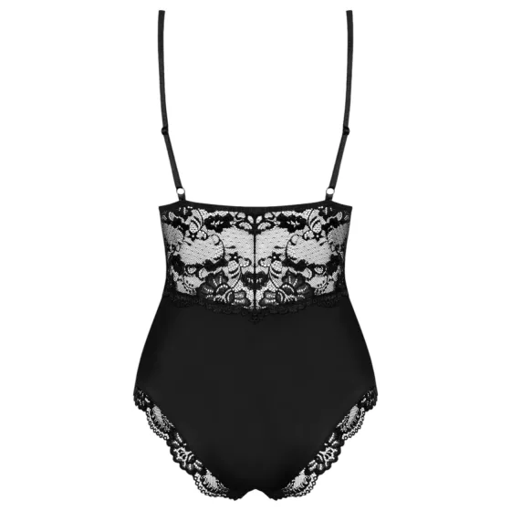 Obsessive 810-TED-1 - Lace Bodysuit (Black) - L/XL