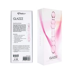 / FEELZTOYS GLAZZZ Lucid Dreams - beaded glass dildo (pink)