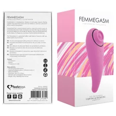   FEELZTOYS Femmegasm - Rechargeable 2-in-1 Clitoral Vibrator (Pink)