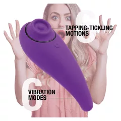   FEELZTOYS Femmegasm - Rechargeable 2-in-1 Clit Vibrator (Purple)