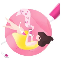   Magic Motion Vini - Smart Rechargeable Vibrating Egg (Orange)