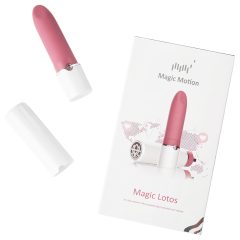   Magic Motion Lotos - Smart Rechargeable Mini Lipstick Vibrator (Pink)