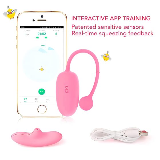 Magic Motion Kegel Coach - Vibrating Kegel Balls (Pink)