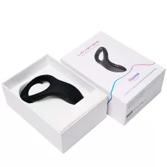   Lovense Diamo - App-controlled vibrating penis ring for men (black)