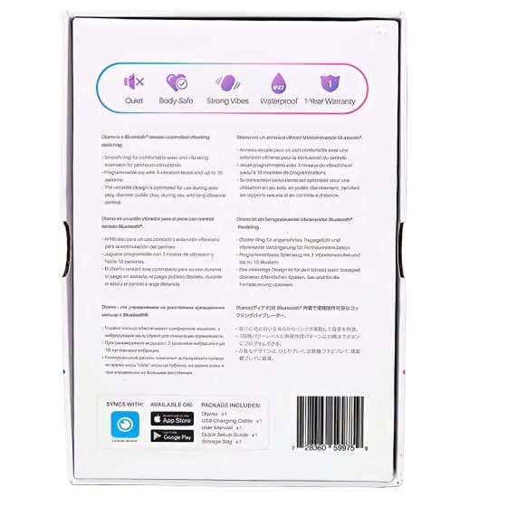 LOVENSE Diamo - Smart Vibrating Penis Ring (Black)