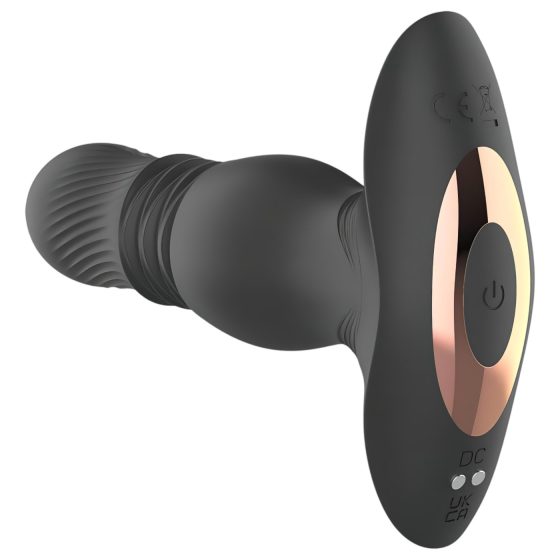 Aixiasia Roy - Rechargeable, Wireless Black Anal Vibrator