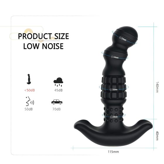 Aixiasia Abake - Rotating Black Anal Vibrator