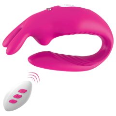   Aixiasia Hera - Wireless Rechargeable Couple's Vibrator (Pink)