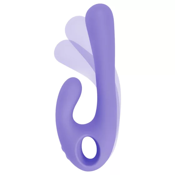 Nomi Tang Flex Bi - Rechargeable Vibrator with Clitoral Arm (Purple)