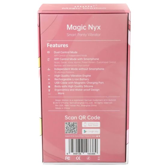 Magic Motion Nyx - Waterproof Coral Clitoral Vibrator
