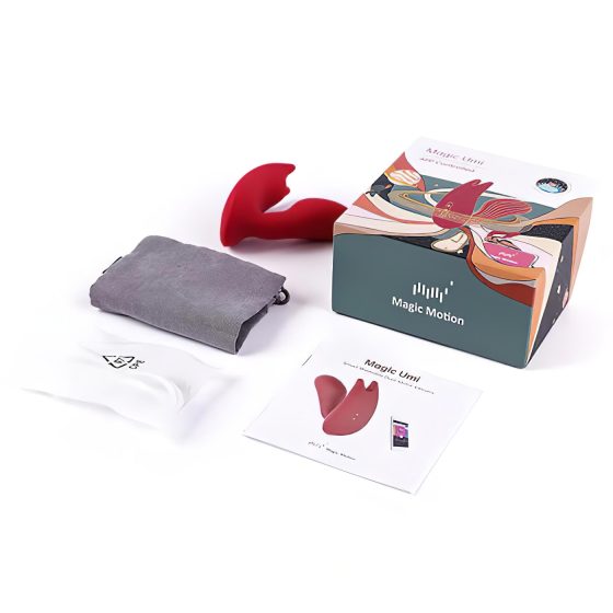 Magic Motion Umi - Smart Rechargeable Strap-On Vibrator (Red)