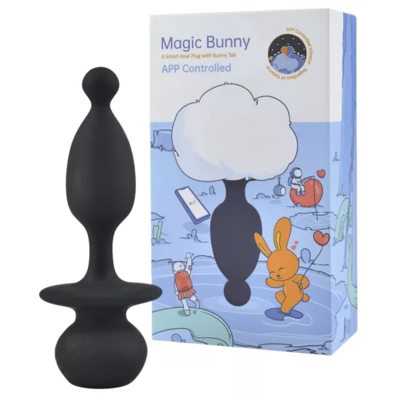Magic Motion Bunny - Smart White Anal Vibrator with Bunny Tail