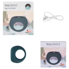   Magic Motion Dante II - Smart Rechargeable Vibrating Ring (Blue)
