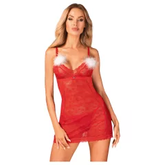 Obsessive Claussica - Red Babydoll & Thong Set