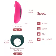 Magic Motion - Couples Vibrator Set (Pink-Green)