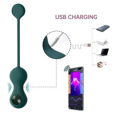 Magic Motion Crystal Duo - Smart Kegel Ball Set (Green)