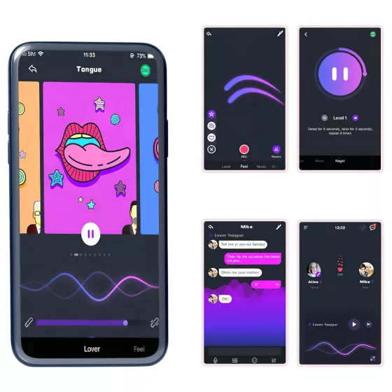 Magic Motion Crystal Duo - Smart Pleasure Balls Set (Green)