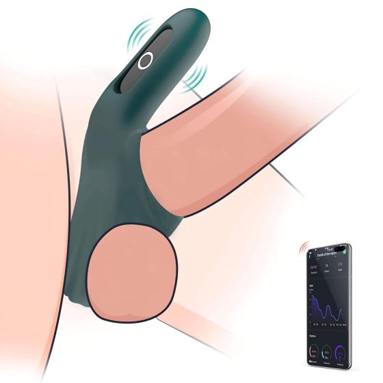 Magic Motion Rise - Smart Rechargeable Vibrating Ring (Green)