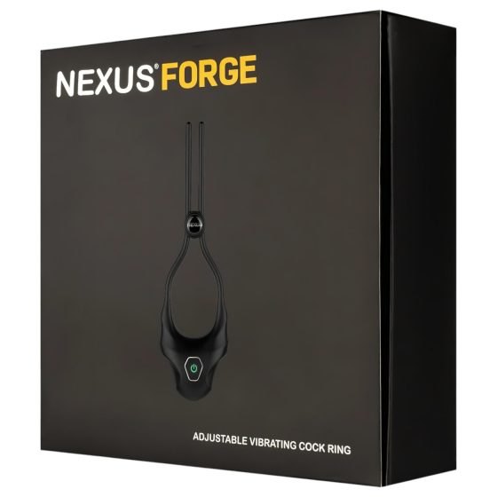 Nexus Forge - Adjustable Vibrating Ring (Black)