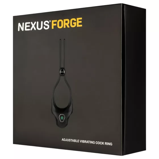 Nexus Forge - Adjustable Vibrating Ring (Black)
