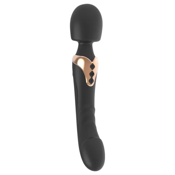 SXTop Aleen - double-ended wand and G-spot vibrator (black)