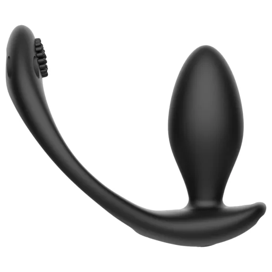 SXTop Bryson - vibrating penis ring with prostate massager (black)
