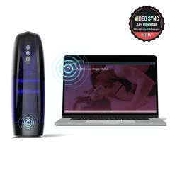   Magic Motion Xone - App-controlled masturbator for men (blue)