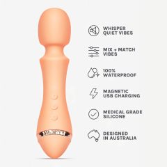   Vush Majesty 2 - Rechargeable, Waterproof Massager Vibrator (Orange)