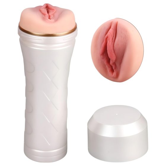 Tracy's Dog 3D Stroker - Realistic Pocket Pleasure (White-Natural)