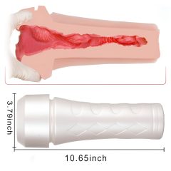   Tracy's Dog 3D Stroker - Realistic Pocket Pleasure (White-Natural)