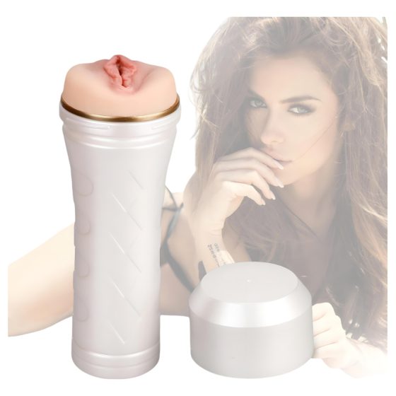 Tracy's Dog 3D Stroker - Realistic Pocket Pleasure (White-Natural)